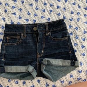 American eagle high waisted denim shorts